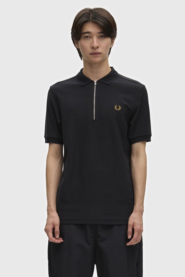 M6006 - Navy / White | The Fred Perry Shirt | Men's Short & Long
