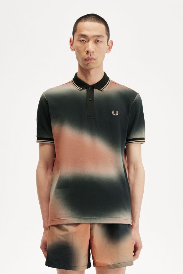 Heat Print Fred Perry Shirt