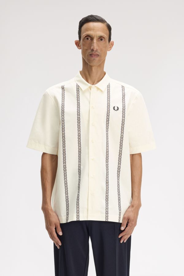 Printed Revere Collar Shirt