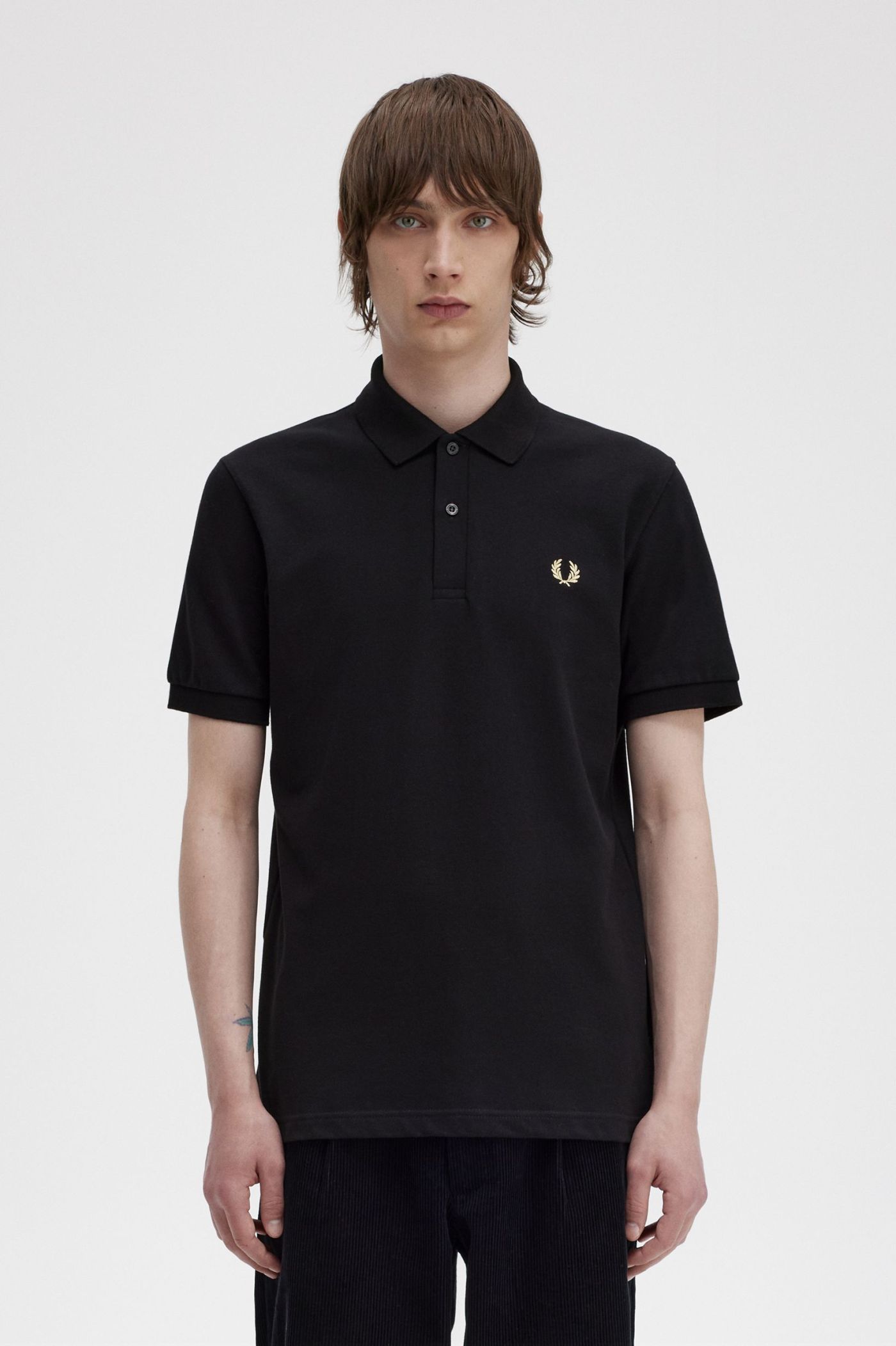 M3 - Black / Champagne | The Fred Perry Shirt | Men's Short & Long ...