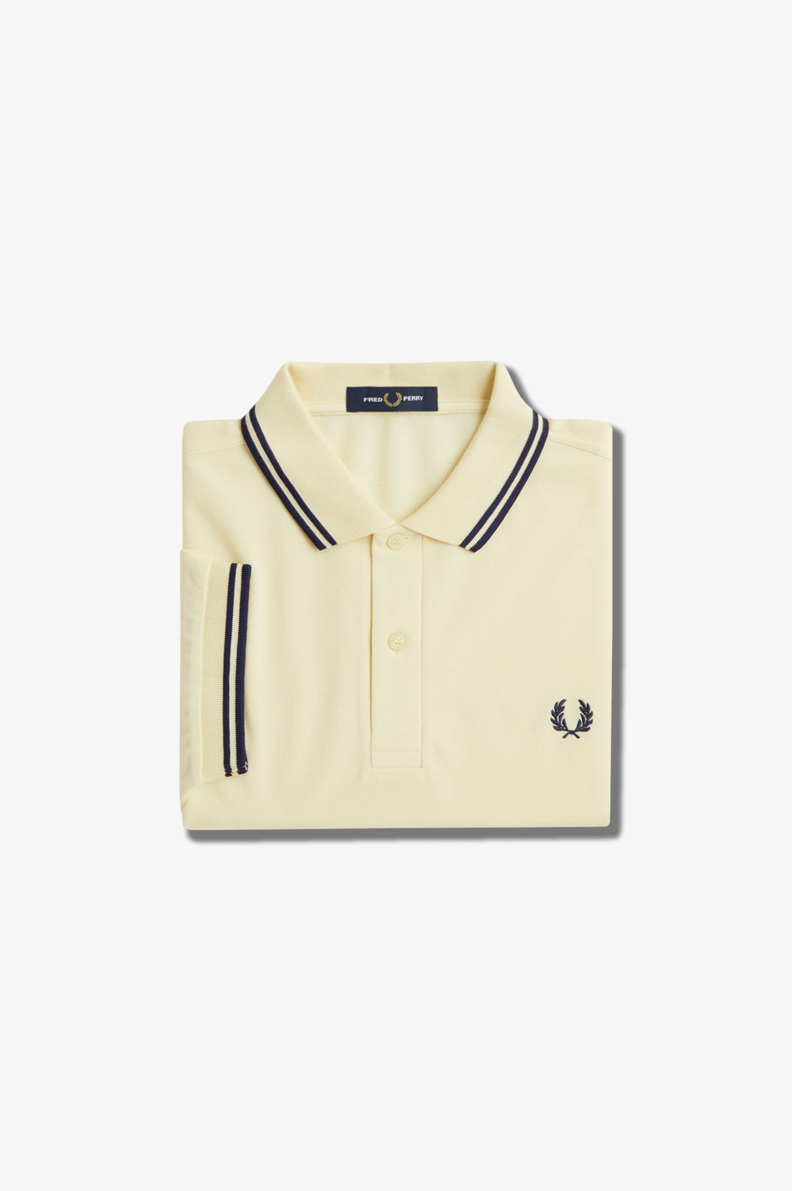 M3600 - Ice Cream / Franch Navy / Franch Navy | The Fred Perry Shirt ...