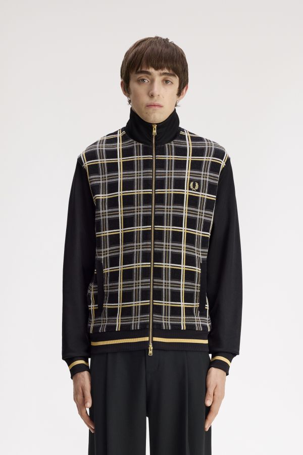 Taped Track Jacket - Black | Men's Track Jackets | Track Tops