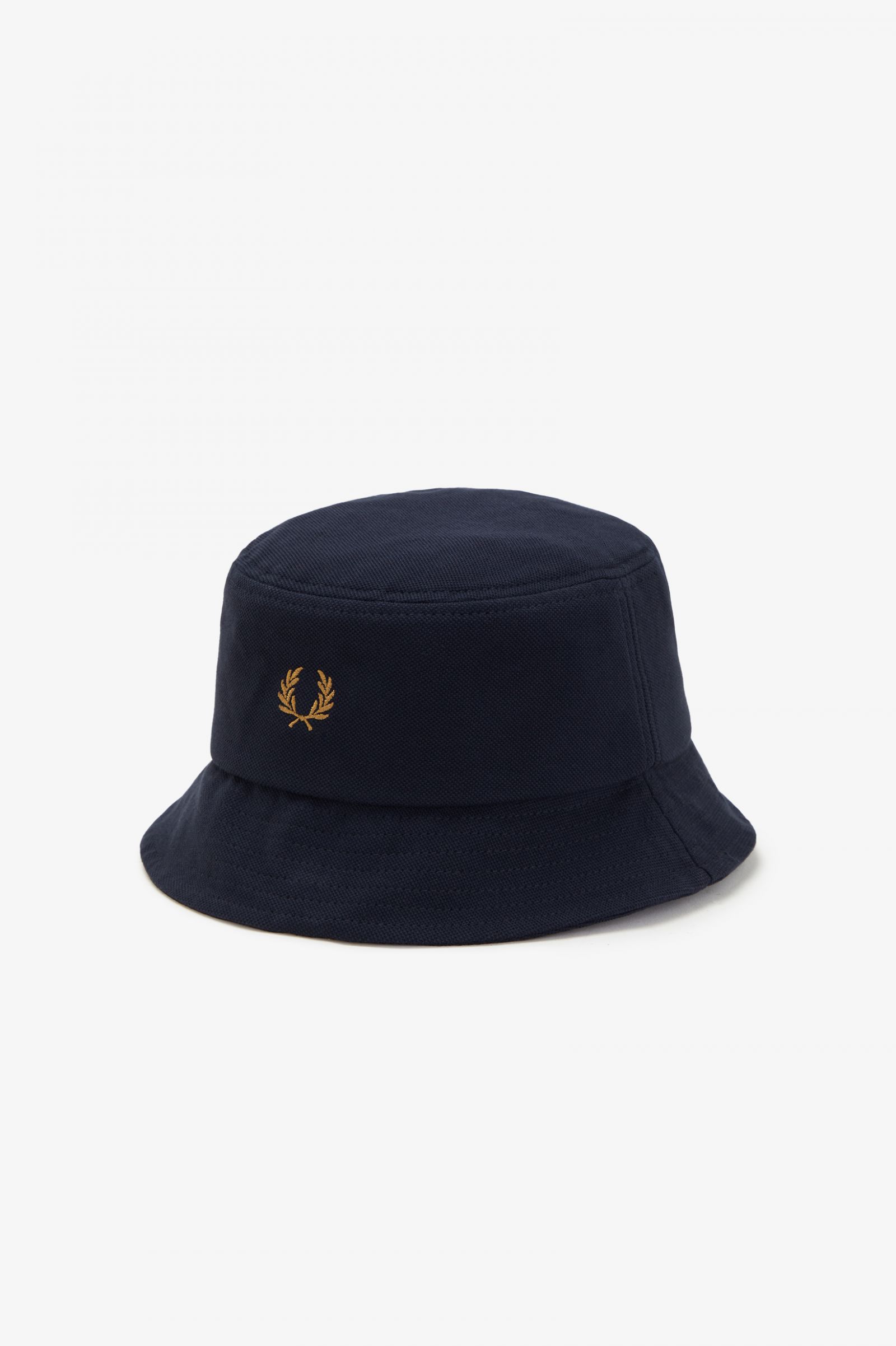 Classic Pique Bucket Hat - Navy / Dark Caramel | Accessories | Hats ...