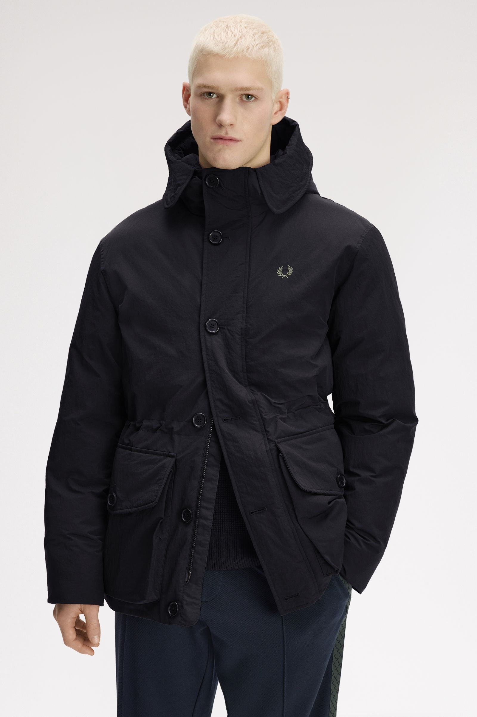 Padded Parka - Black | Mens Coats & Jackets | Bomber Jackets
