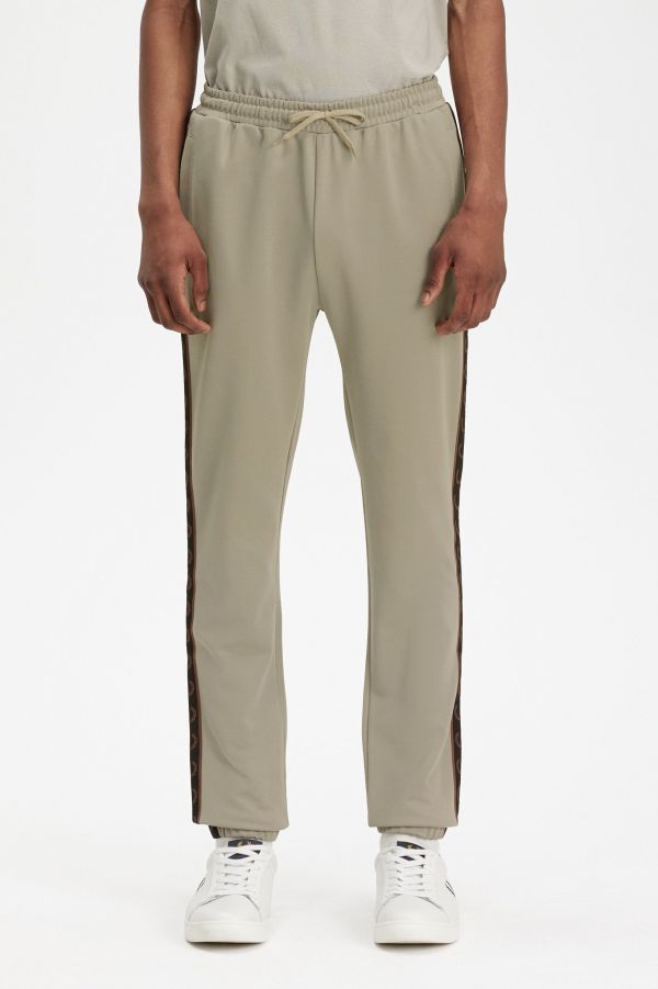 Pantalones de chándal con cinta en contraste