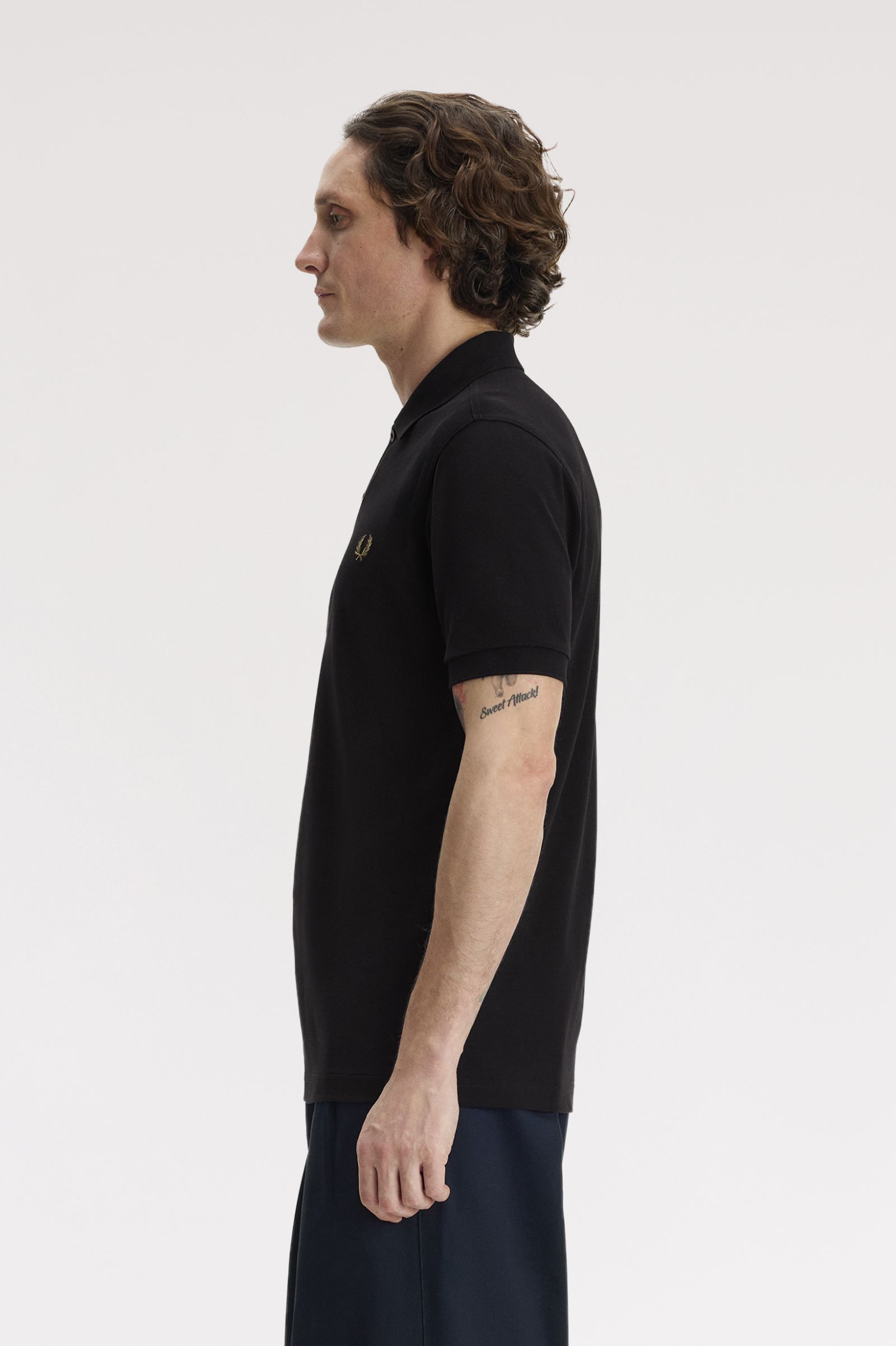 The Fred Perry Shirt - M3600 ブラック L M6000 - Black / Bronze | The Fred Perry Shirt | Men's Short & Long