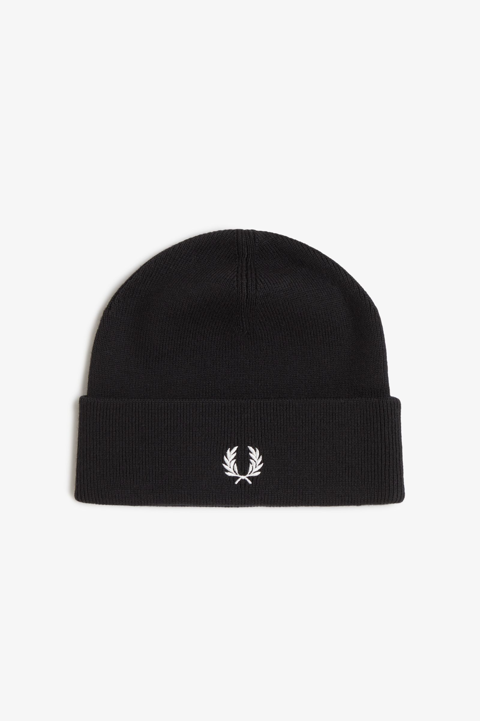 Classic Merino Wool Beanie - Black / Snow White | Accessories | Hats ...