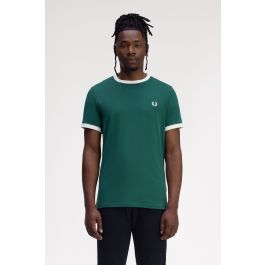 Ringer T-Shirt - Sport Green / Snow White | Men's T-Shirts | Designer T ...