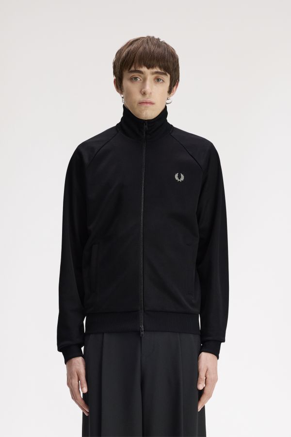 Stripe Tape Track Jacket - Navy | Men's Track Jackets | Track Tops