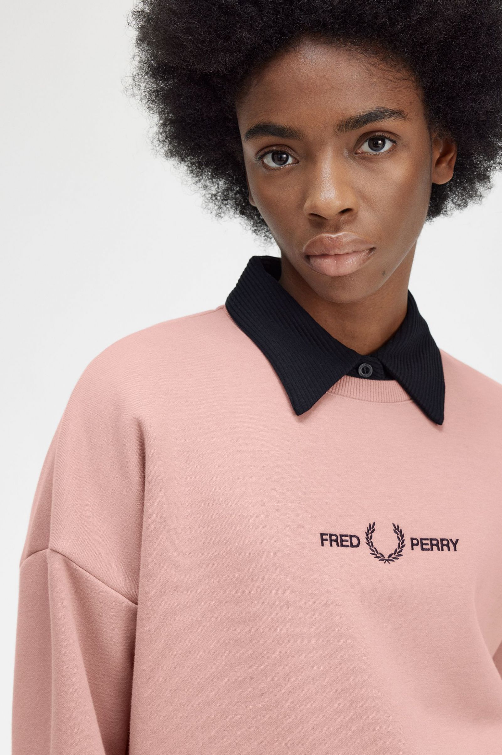 Branded Sweatshirt - Dusty Rose Pink | Women's Sweatshirts