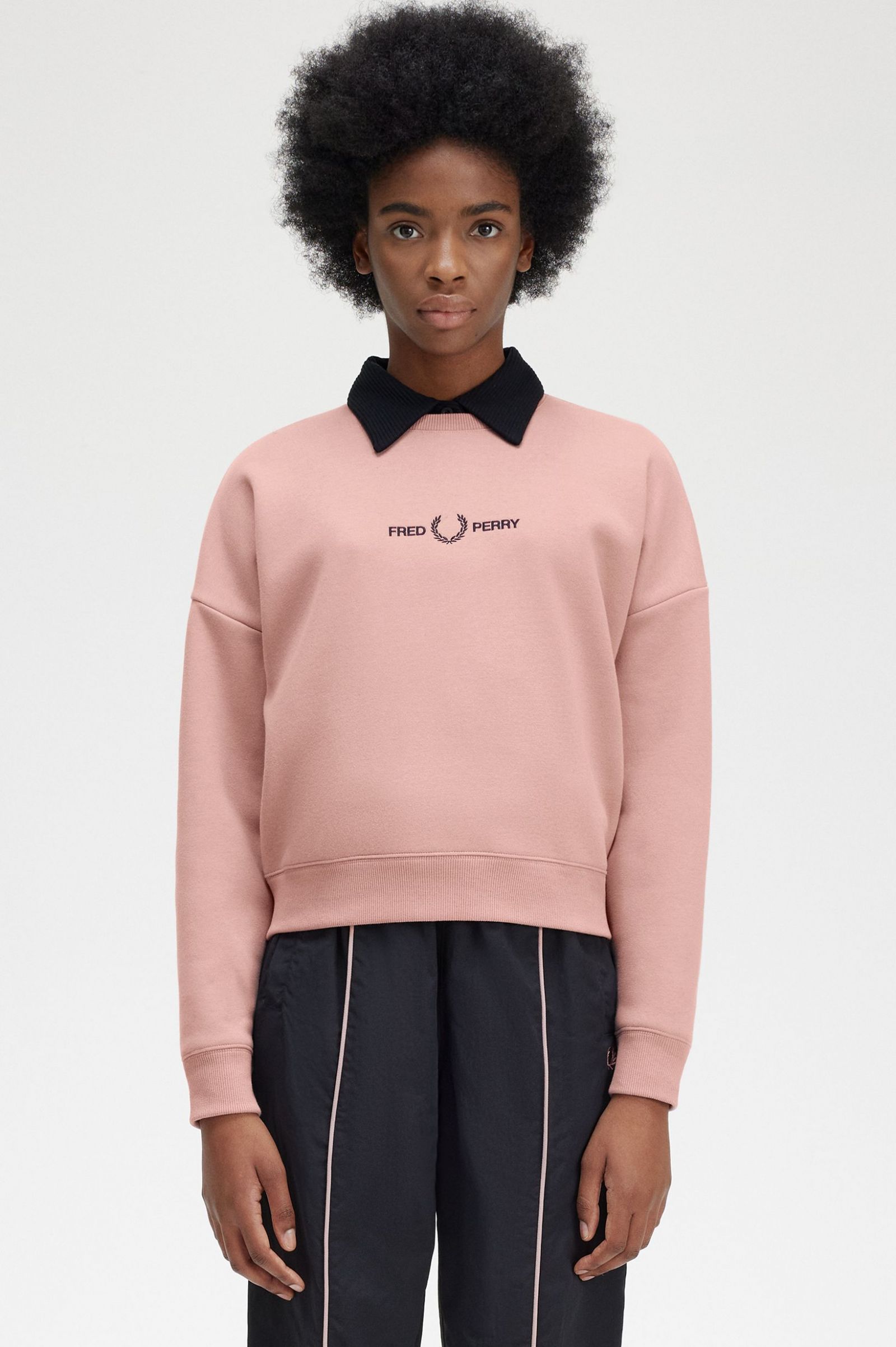 Branded Sweatshirt - Dusty Rose Pink | Women's Sweatshirts