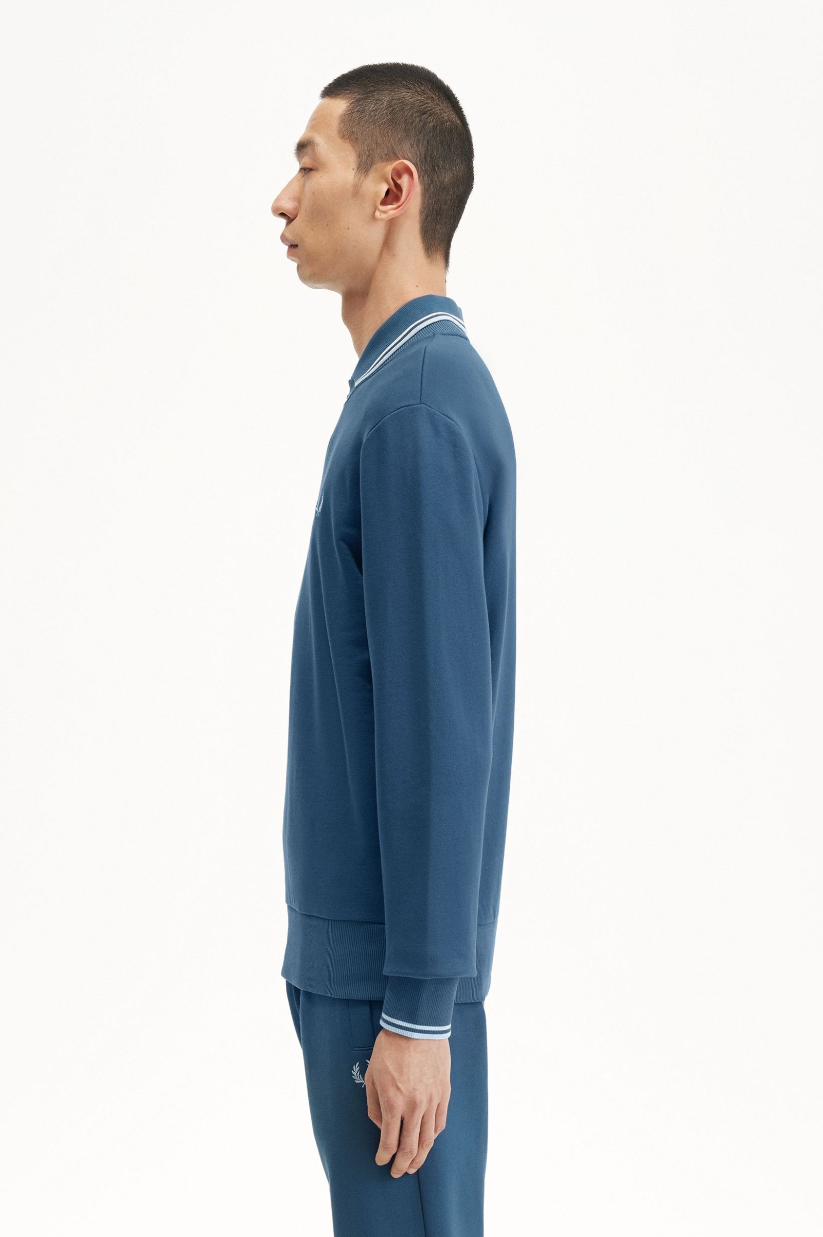 Crew Neck Sweatshirt - Midnight Blue / Light Ice | Men