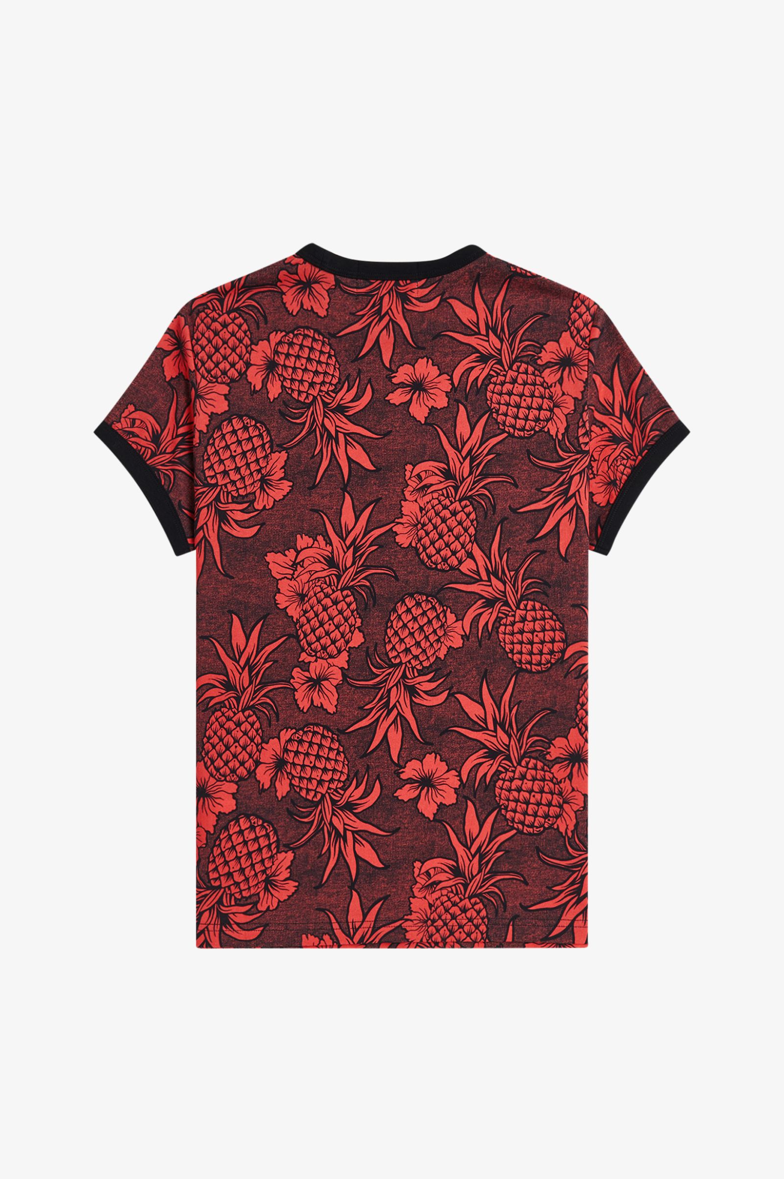 FRED PERRY AMYWINEHOUSE クロップドTシャツ Printed T-Shirt - Strawberry Cream | Amy Winehouse Foundation
