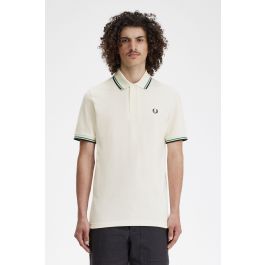 M12 - Light Ecru / Fred Perry Green / Black | The Fred Perry Shirt ...