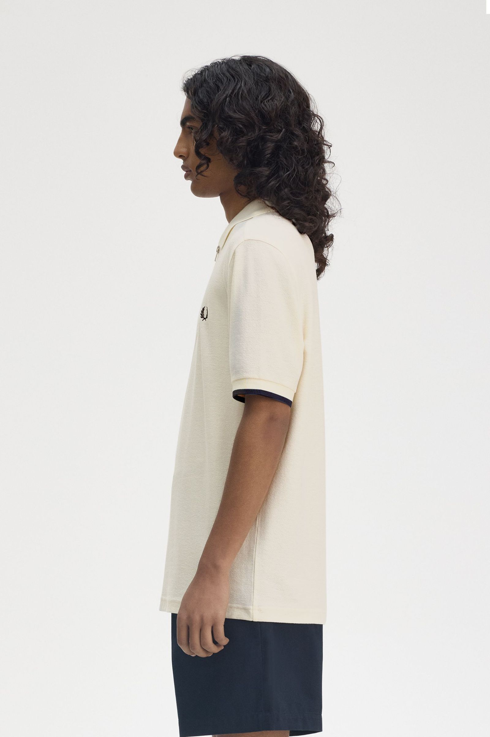 Fred Perry x Amy Winehouse - Cropped Pique Black - Top