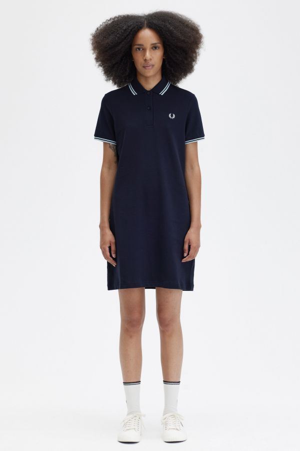 Robe Fred Perry à double liseré