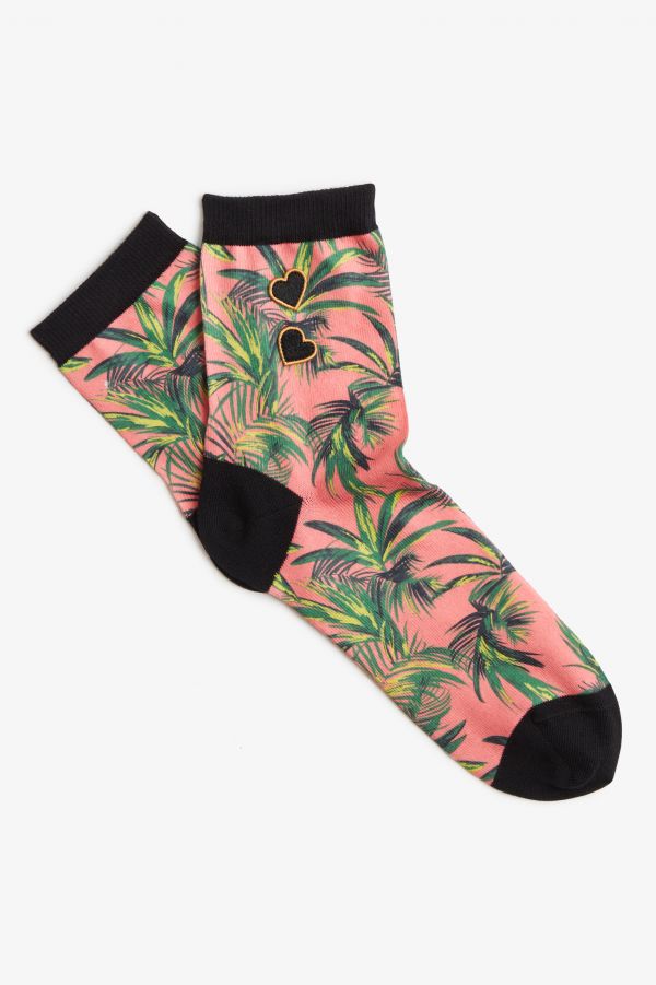 Palm Print Socks
