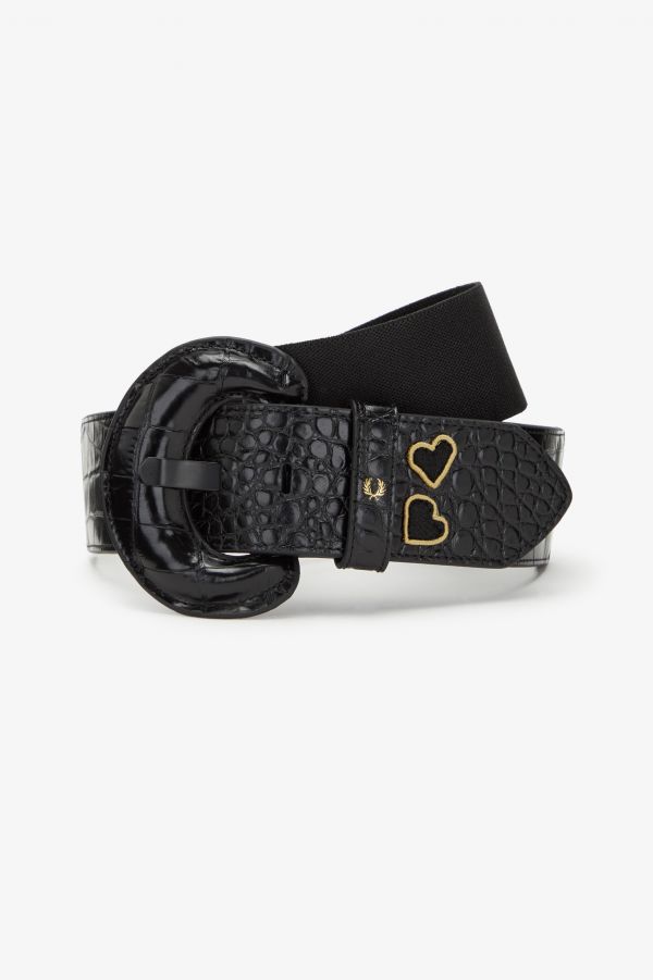 Elasticated Leather Belt