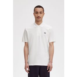 M3 - White / Navy | The Fred Perry Shirt | Men's Short & Long Sleeve ...