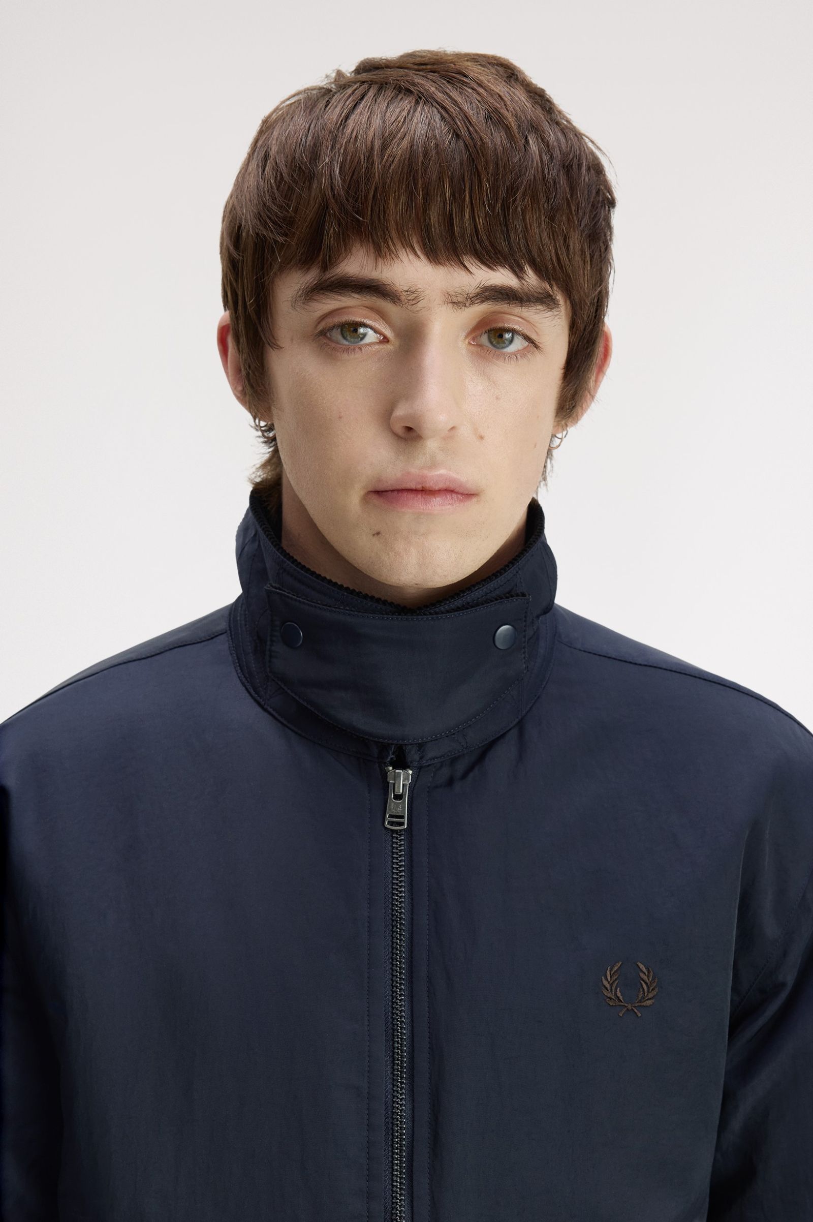 Nylon Caban Jacket - Navy | Mens Coats & Jackets | Bomber Jackets