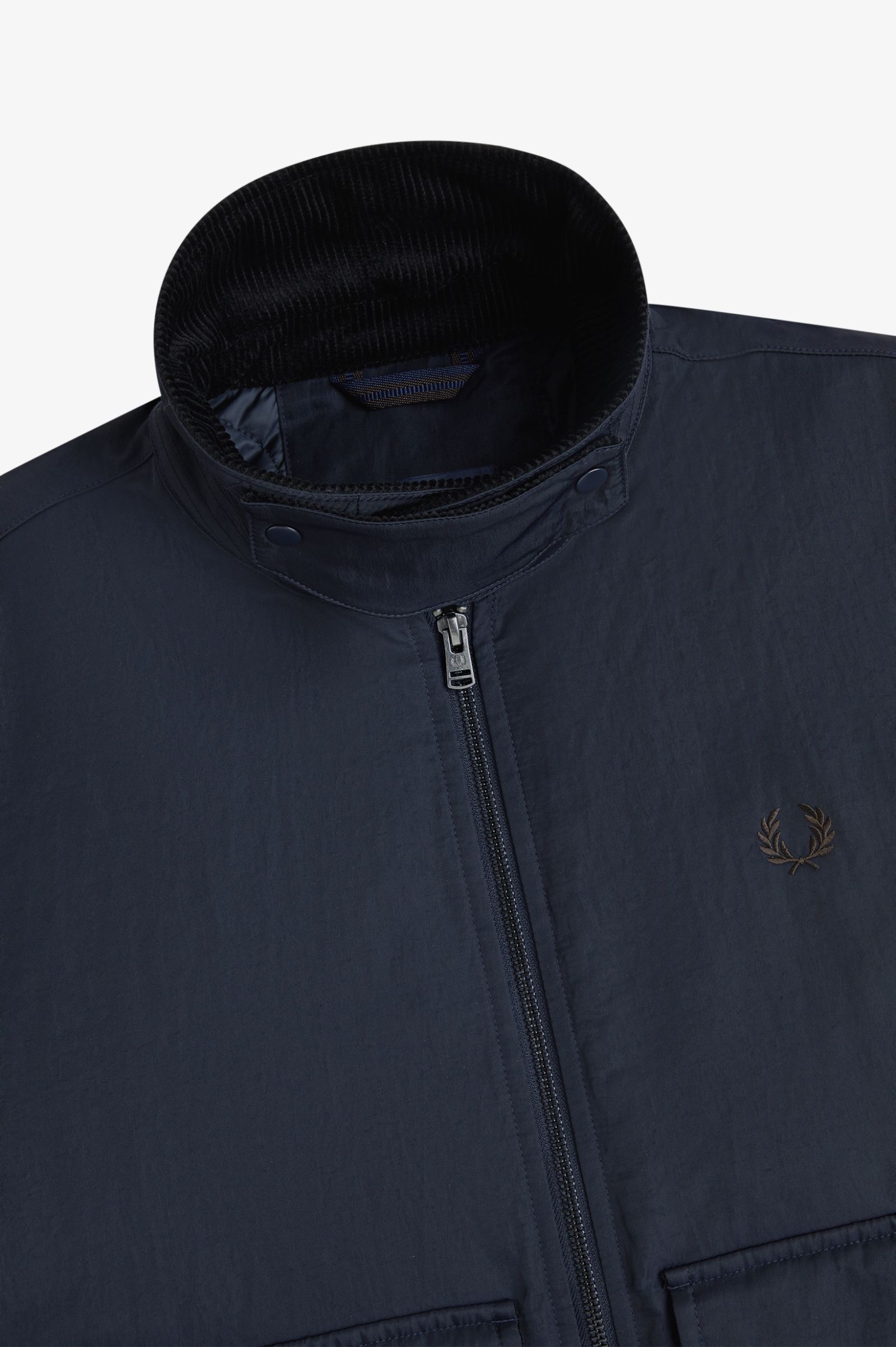 Nylon Caban Jacket - Navy | Mens Coats & Jackets | Bomber Jackets