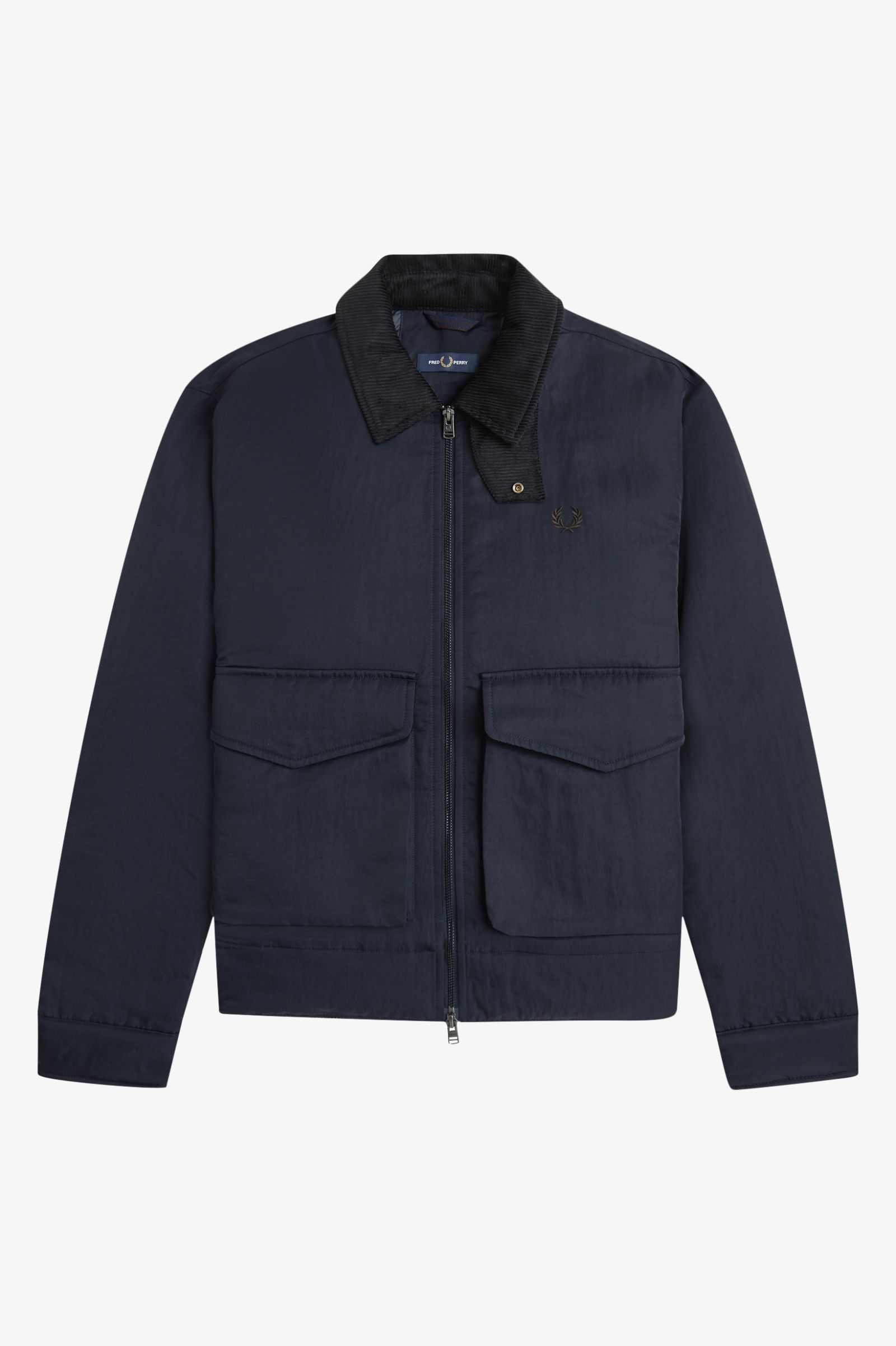ジャケット・アウター FRED PERRY/RUDIES CABAN JACKET (XS) Nylon Caban Jacket - Navy | Mens Coats & Jackets | Bomber Jackets