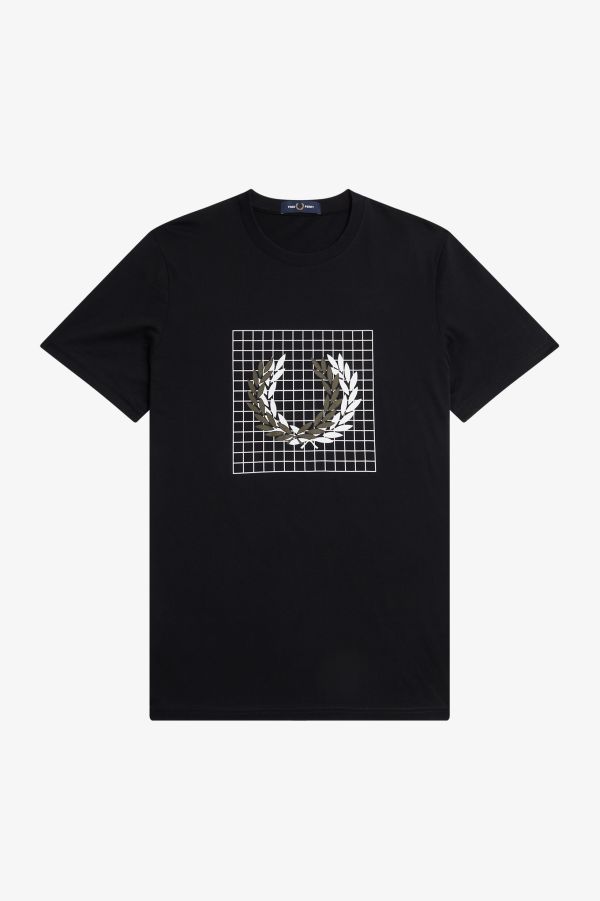 Laurel Wreath Grid T-Shirt