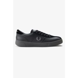 Leather Tennis Shoe - Black | Men's Footwear | Boots, Loafers
