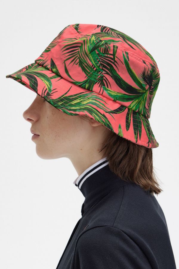 Palm Print Bucket Hat
