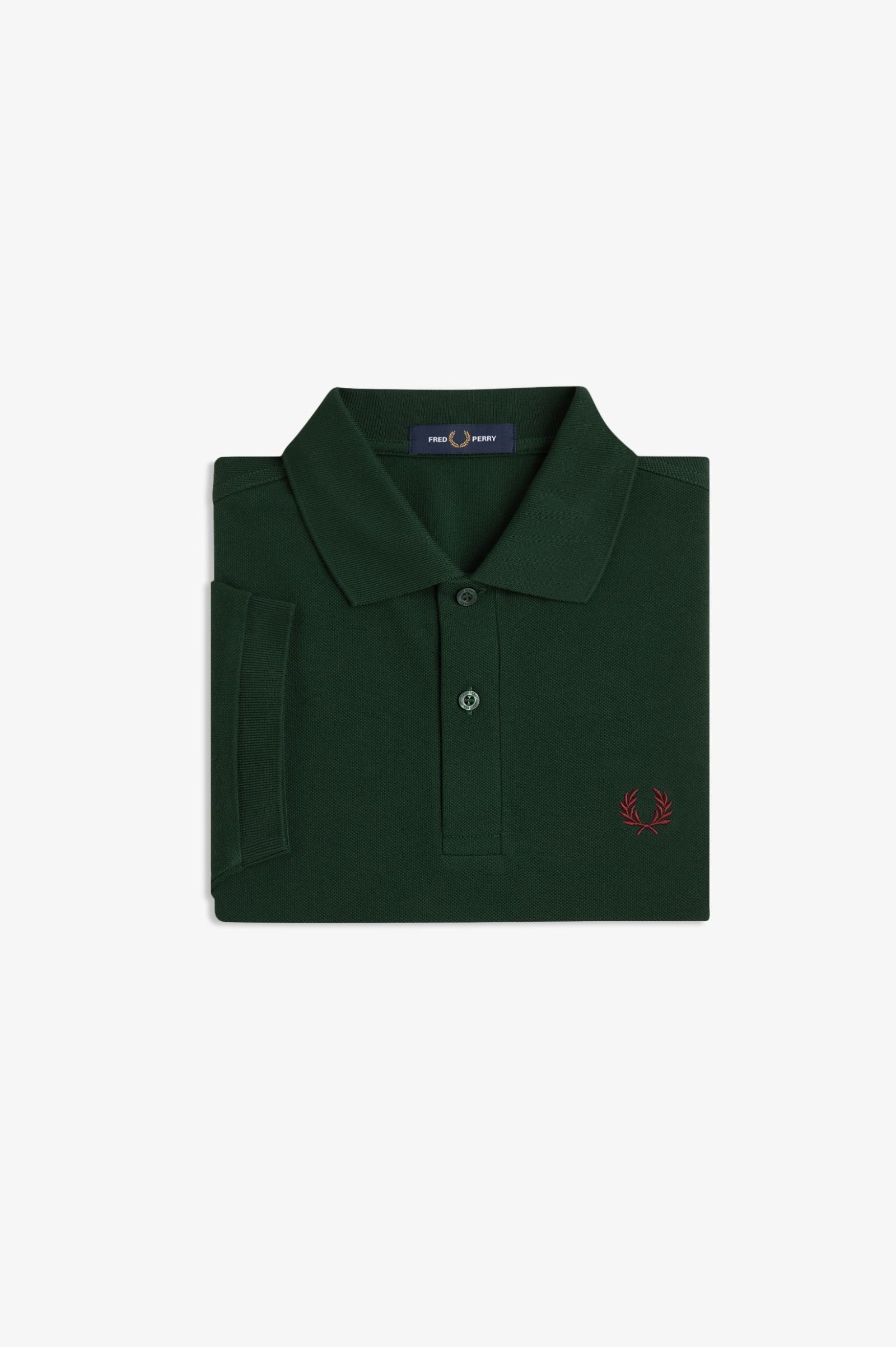 M6000-15B - Grassroots / Oxblood | The Fred Perry Shirt | Men's