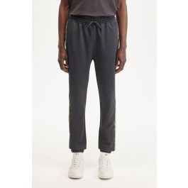 Contrast Tape Track Pants - Anchor Grey / Black | Men's Trousers ...