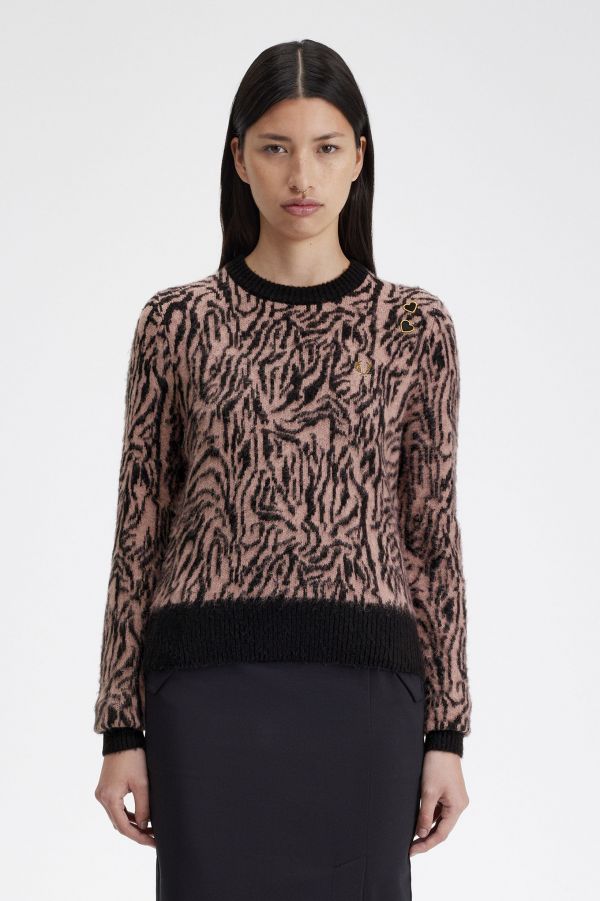 Pullover mit Zebradesign