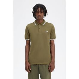 M3600 - Uniform Green / Snow White / Light Ice | The Fred Perry Shirt ...
