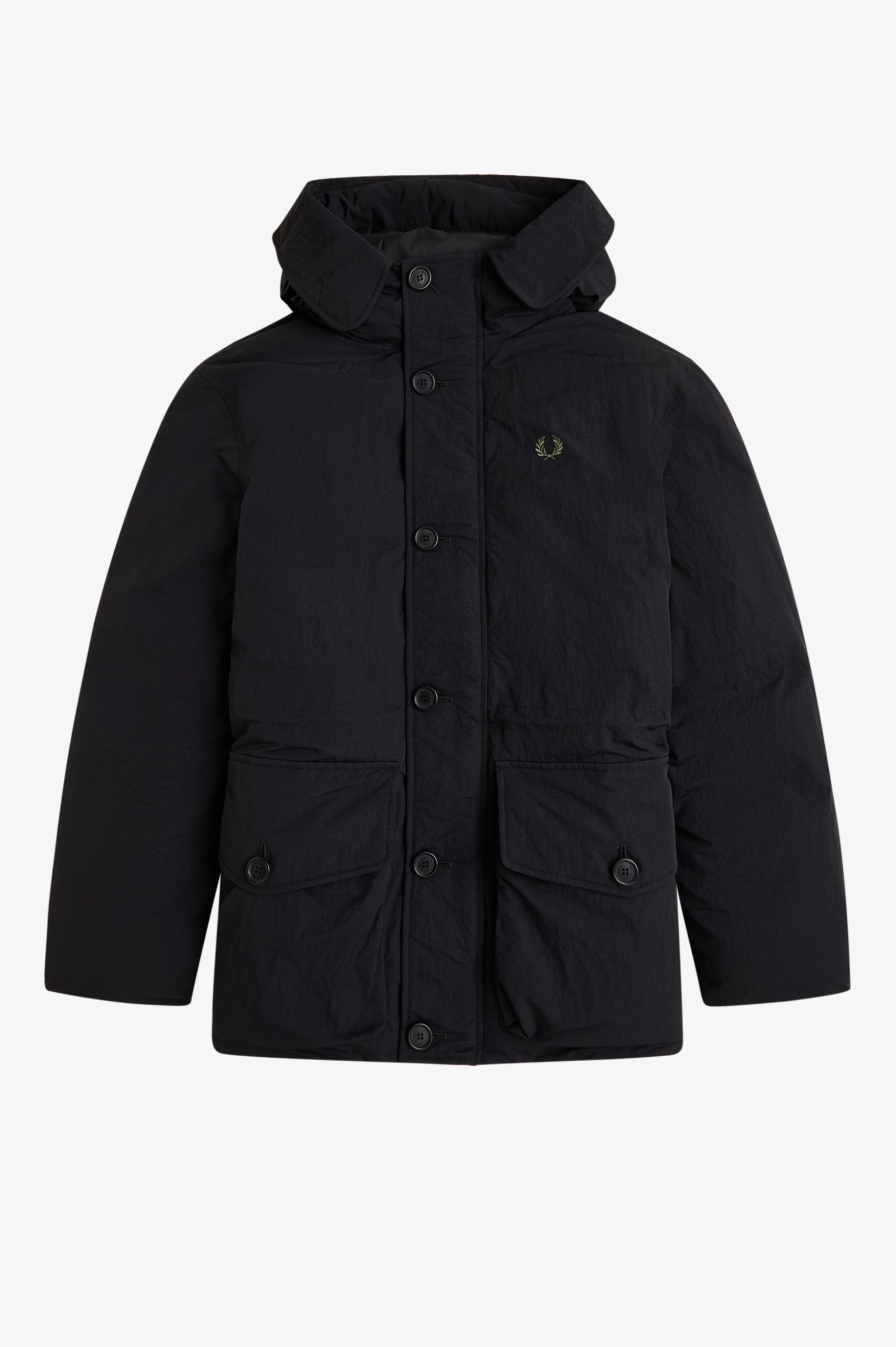 Padded Parka - Black | Mens Coats & Jackets | Bomber Jackets