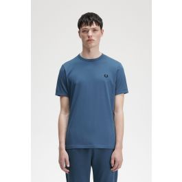 Ringer T-Shirt - Midnight Blue | Men's T-Shirts | Designer T-Shirts for ...
