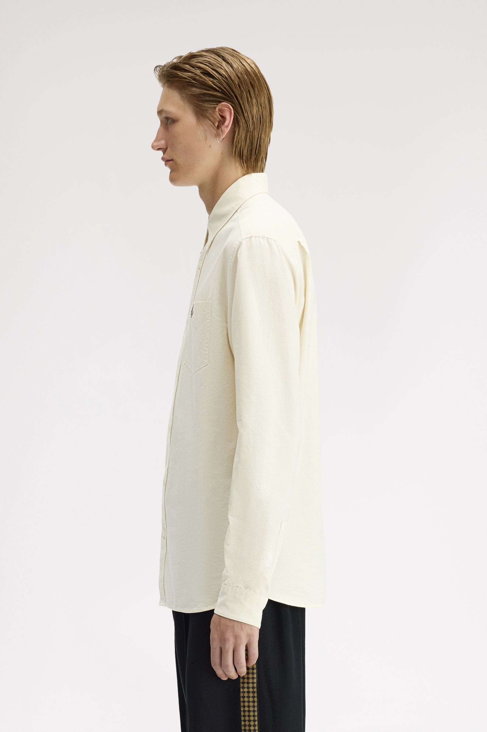 Oxford Shirt - Ecru / Grassroots | Men