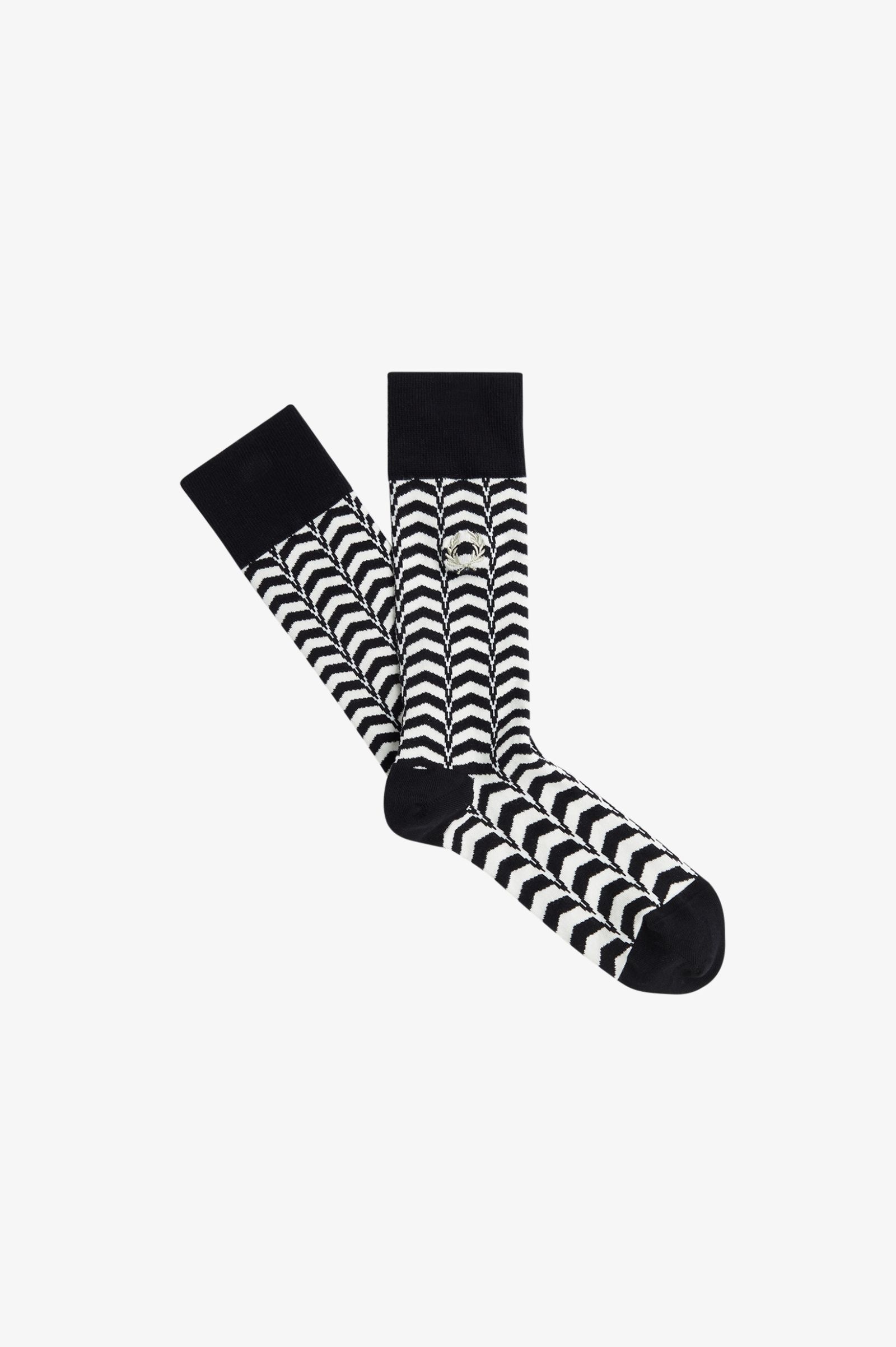Abstract Print Sock - Black / Warm Grey | Accessories | Hats, Wallets ...