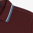 Oxblood / Ecru / Court Blue