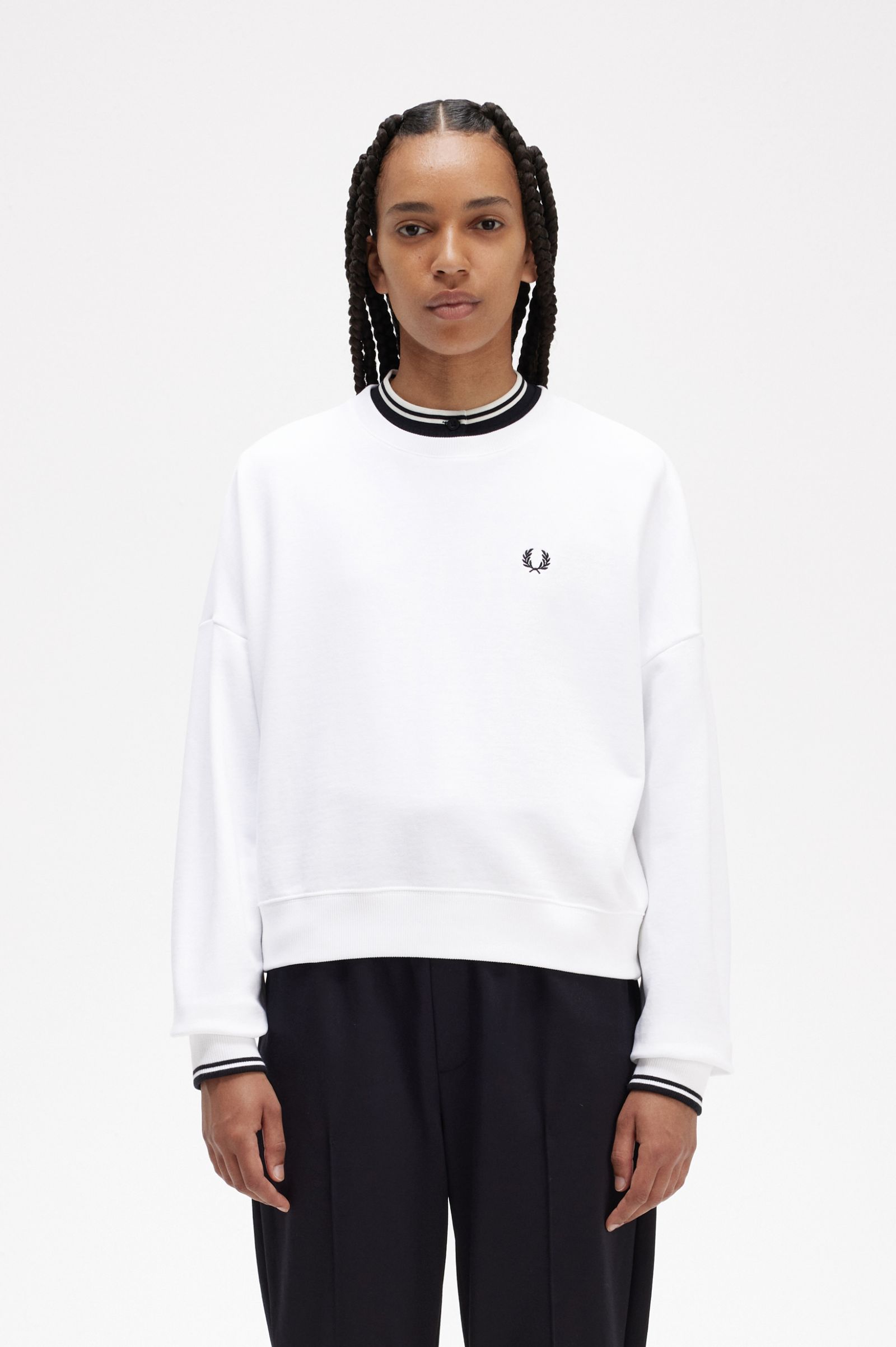 Tipped Sweatshirt | Fred Perry