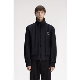 Quilted Harrington Jacket - | | Fred Perry US