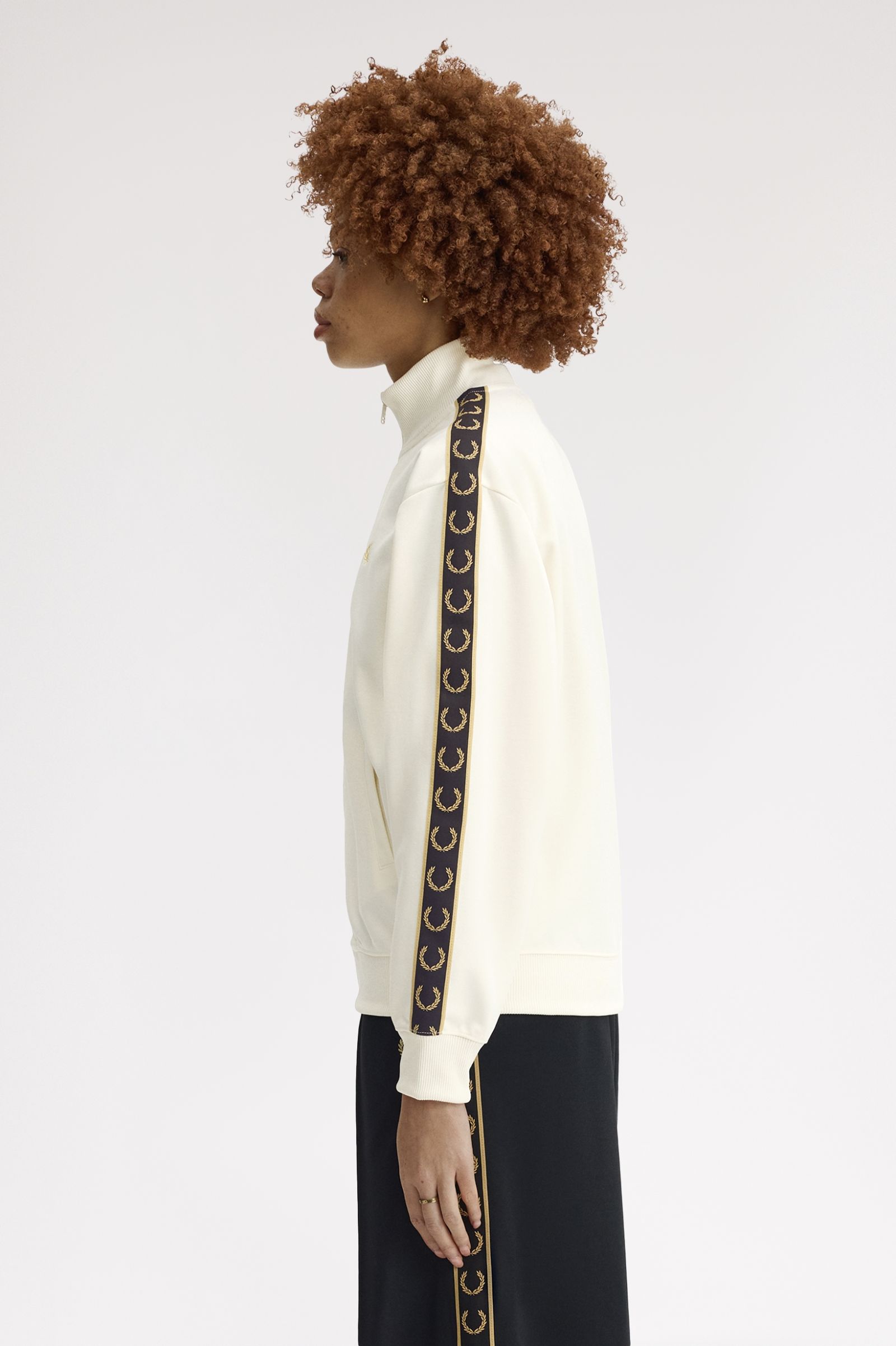 Taped Track Jacket - Ecru | Women