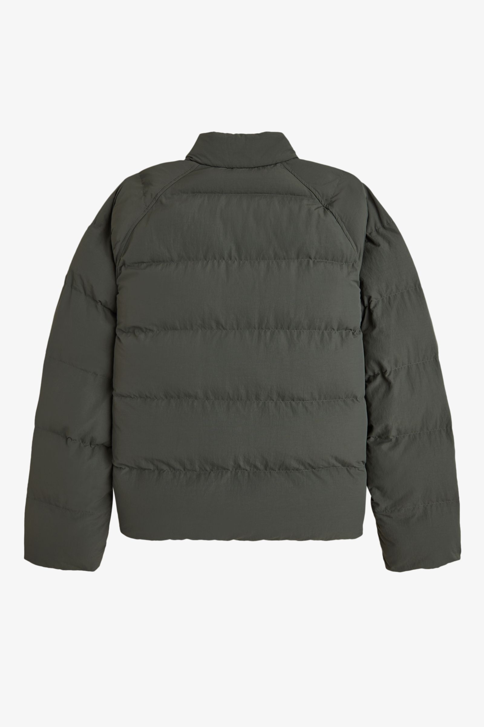 Raglan Sleeve Padded Jacket - Field Green | Mens Coats & Jackets