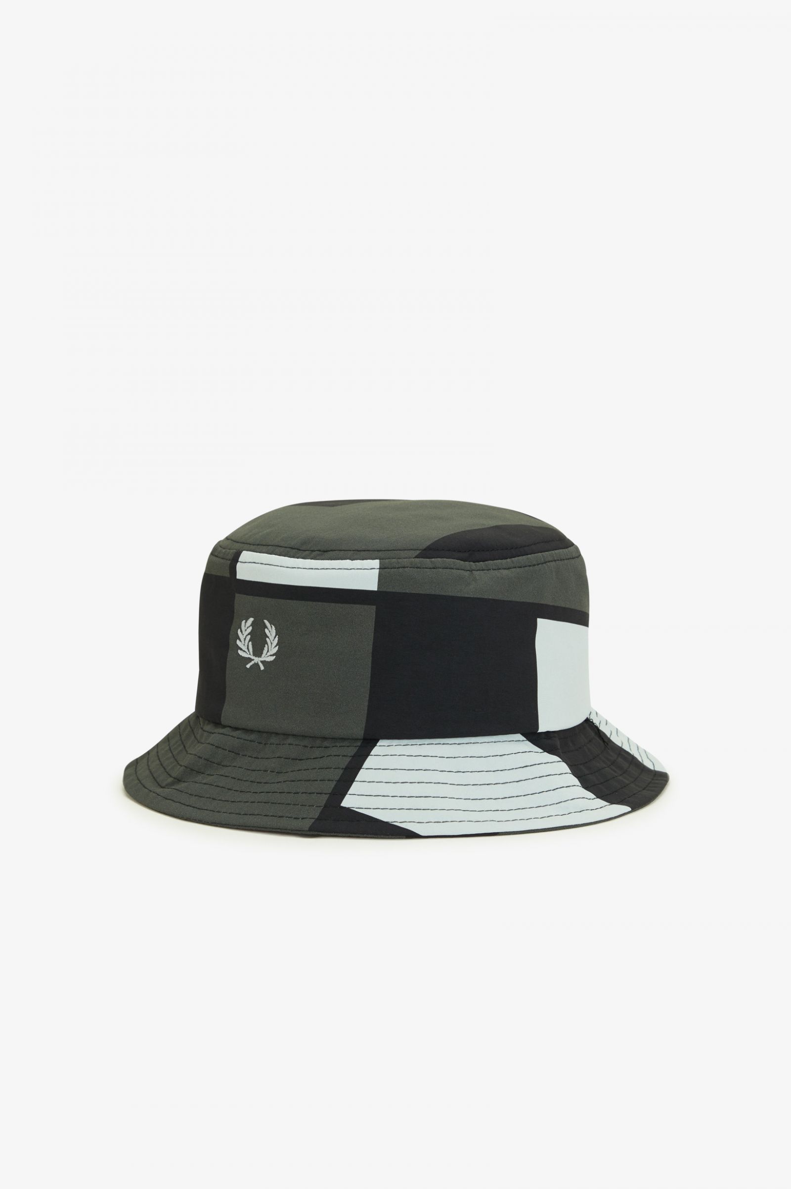 Pixel Print Bucket Hat - Light Ice / Field Green / Black | Accessories ...