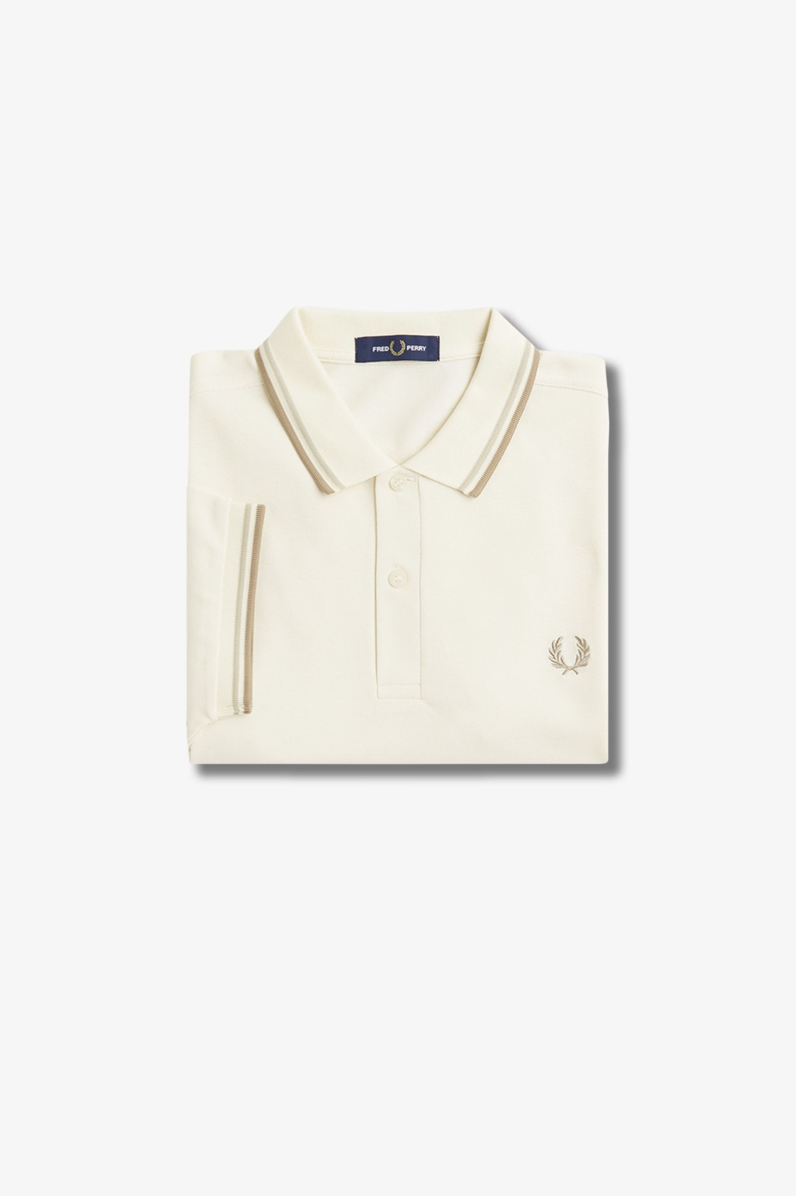M3600 - Ecru / Hellbeige / Warmes Steingrau | The Fred Perry Shirt
