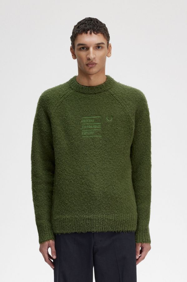 Textured Knitted Jumper