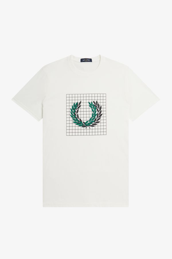 Laurel Wreath Grid T-Shirt