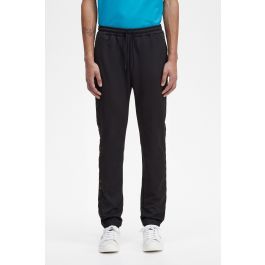 Taped Track Pants - Black / Black | Men's Trousers | Chinos, Joggers ...