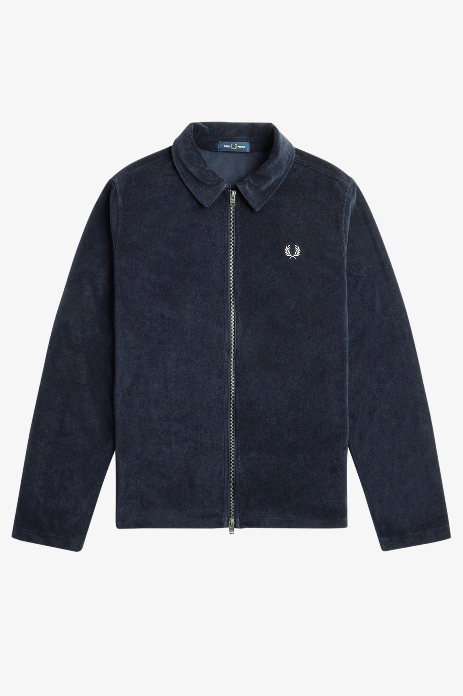 Frottee-Hemdjacke - Marineblau | Sweatshirts für Herren | Hoodies 