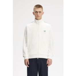 Mesh Taped Track Jacket - Snow White | Men's Track Jackets | Track Tops ...