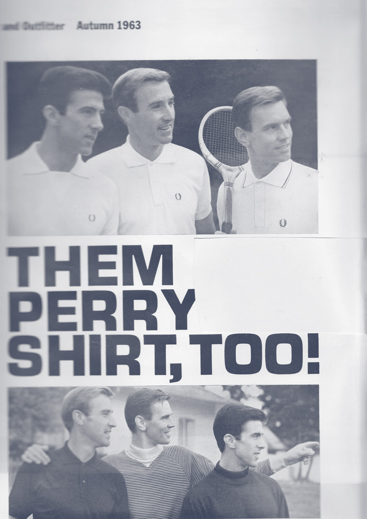 Article consacré à Fred Perry : « Them Perry Shirt, Too! »